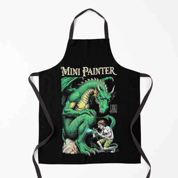 Item preview, Fantasy Miniature Painter Dragon Funny Airbrush Painting RPG designed and sold by GrandeDuc.