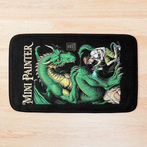Item preview, Fantasy Miniature Painter Dragon Funny Airbrush Painting RPG designed and sold by GrandeDuc.
