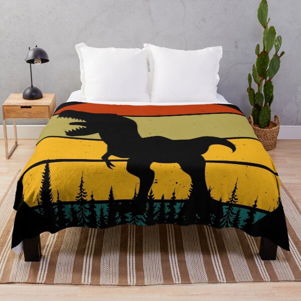 Item preview, Vintage T-Rex Sunset Silhouette – Retro Dinosaur Forest Graphic designed and sold by thebigleebowski.