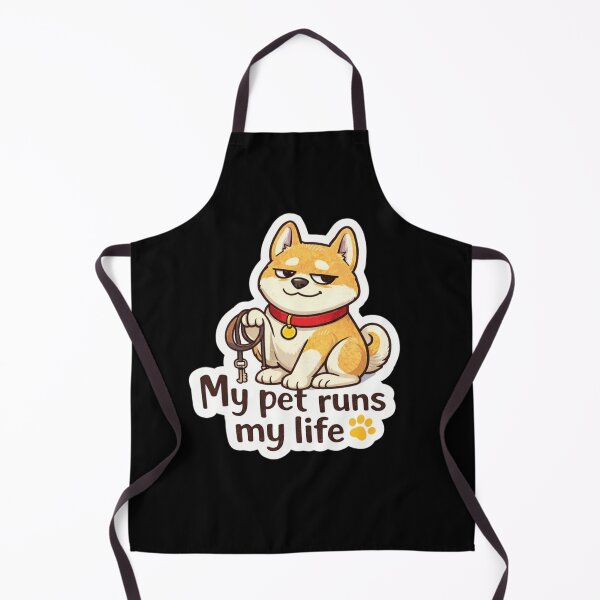 Item preview, My Pet Runs My Life Sticker | Funny Dog Owner Meme | Cute Pet Lover Gift. designed and sold by Amr Darwish Graphic designer.