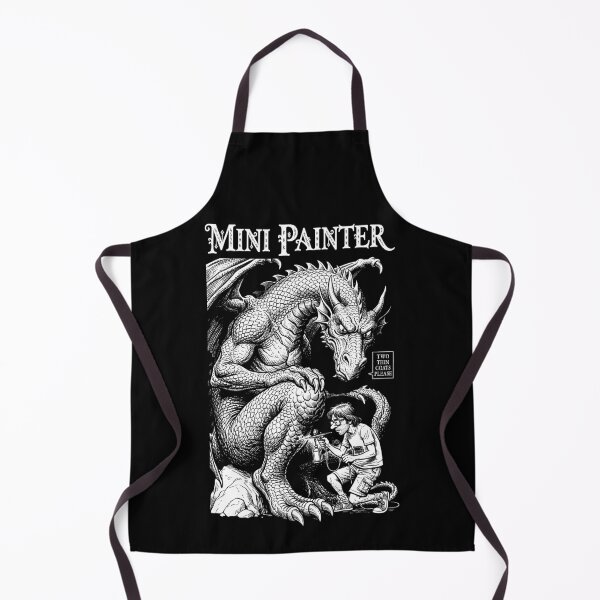 Item preview, Fantasy Miniature Painter Dragon Funny Airbrush Painting RPG designed and sold by GrandeDuc.