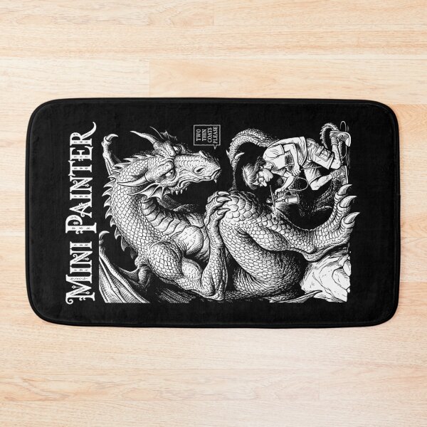 Item preview, Fantasy Miniature Painter Dragon Funny Airbrush Painting RPG designed and sold by GrandeDuc.