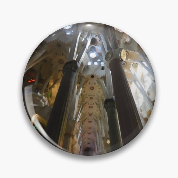 Artikelvorschau, Majestic Cathedral Interior with Colorful Light and Columns entworfen und verkauft von onubi.