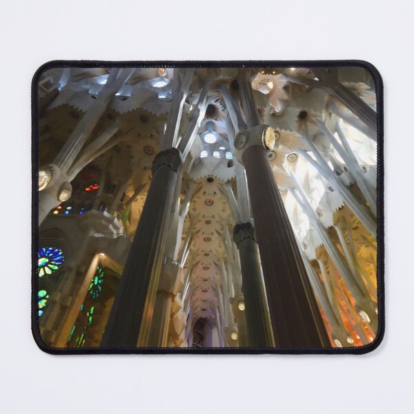 Item preview, Majestic Cathedral Interior with Colorful Light and Columns designed and sold by onubi.