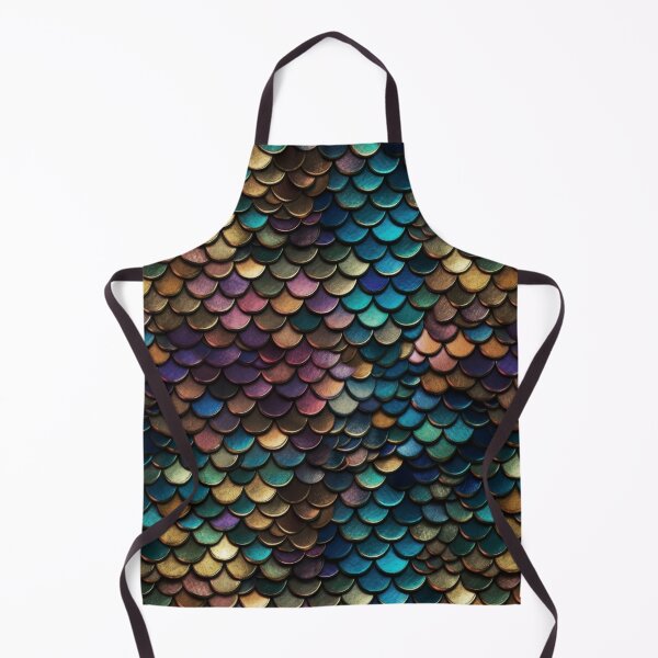 Item preview, Iridescent Mermaid Scales Metallic Armor Pattern designed and sold by pinkal.