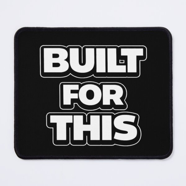 Item preview, Built For This Motivation Quote Shirt designed and sold by Papier Atelier Art.