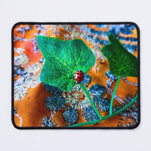 Item preview, Abstract ladybug leaf pattern designed and sold by Laree Jones.