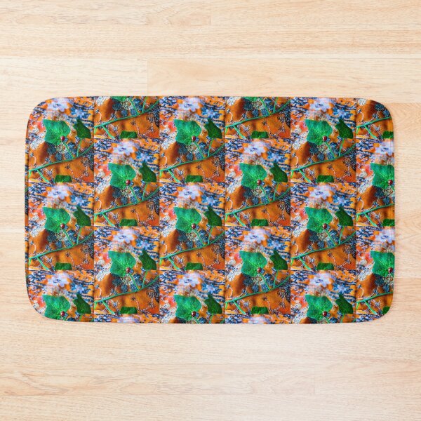 Item preview, Abstract ladybug leaf pattern  designed and sold by Laree  Jones.