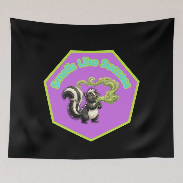 Item preview, Smells Like Success - Funny Skunk Self-Love Patch designed and sold by MikesLab.