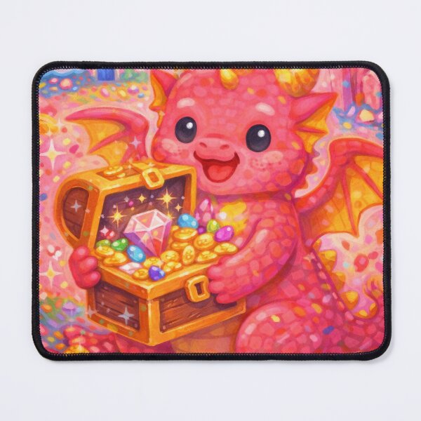 Item preview, Cute Dragon with Treasure designed and sold by melcario.