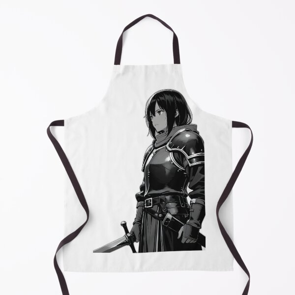 Item preview, Hero Adventure - Knight Female Black and White designed and sold by AnimeShin.