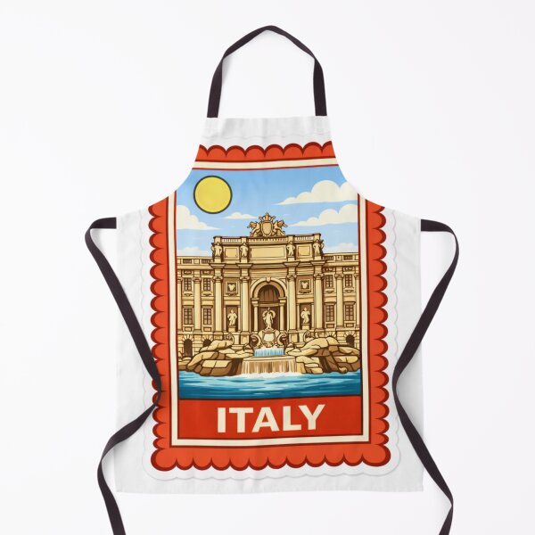 Item preview, Italy Trevi Fountain Travel Stamp Sticker Magnet designed and sold by CLOUTKULT.
