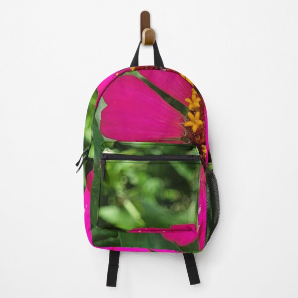 Item preview, Bright Parallel 49 Brewing Pink Zinnia Bloom designed and sold by apiolands.
