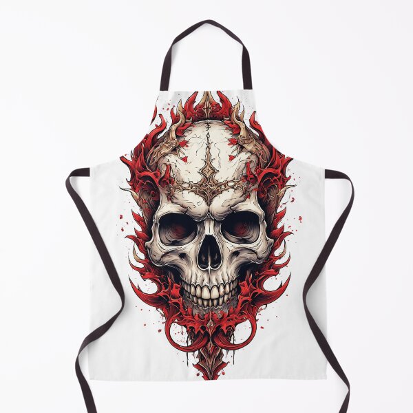 Item preview, fire skull designed and sold by aliraweb.