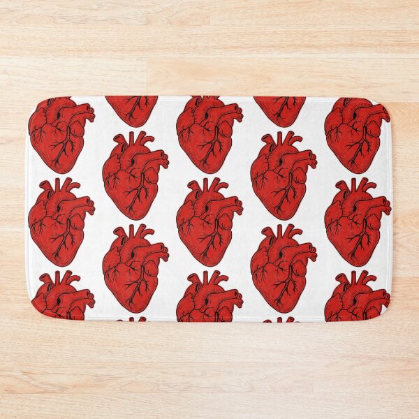 Item preview, Anatomical Heart Illustration – Red Human Heart Art designed and sold by LaPolilladPapel.