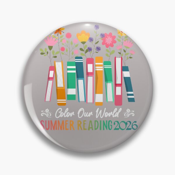Item preview, Color Our World Summer Reading 2026 Floral Books designed and sold by ZentifyPrints.