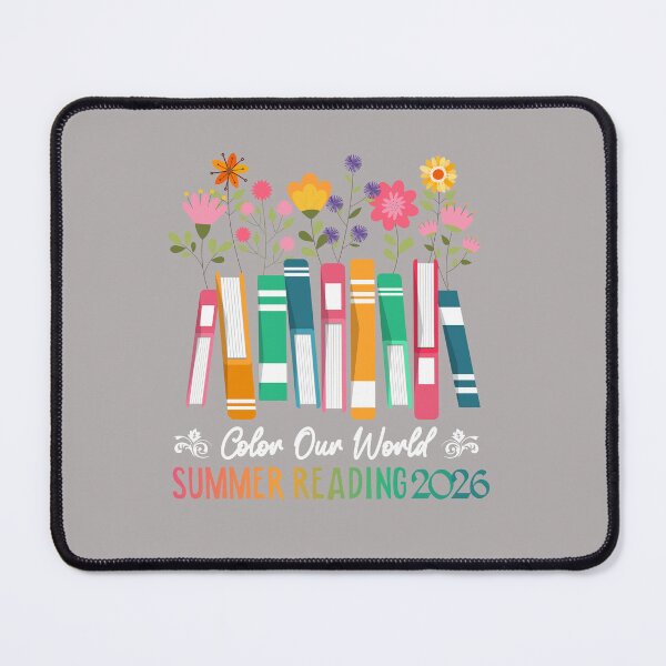 Item preview, Color Our World Summer Reading 2026 Floral Books designed and sold by ZentifyPrints.
