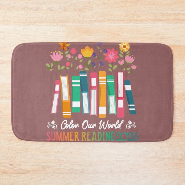 Item preview, Color Our World Summer Reading 2026 Floral Books designed and sold by ZentifyPrints.