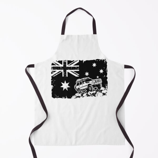 Item preview, Land Cruiser 80 Series Australian Flag Modified Off-Road 4x4 Heritage Graphic designed and sold by Off-Road-Zone.