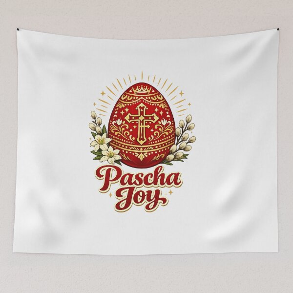 Item preview, Pascha Joy Orthodox Easter Red Egg Christian Design designed and sold by StyleLap.