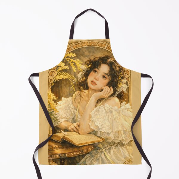 Item preview, Daydreaming – Art Nouveau Muse Inspired by Mucha designed and sold by heyitsmeraya.