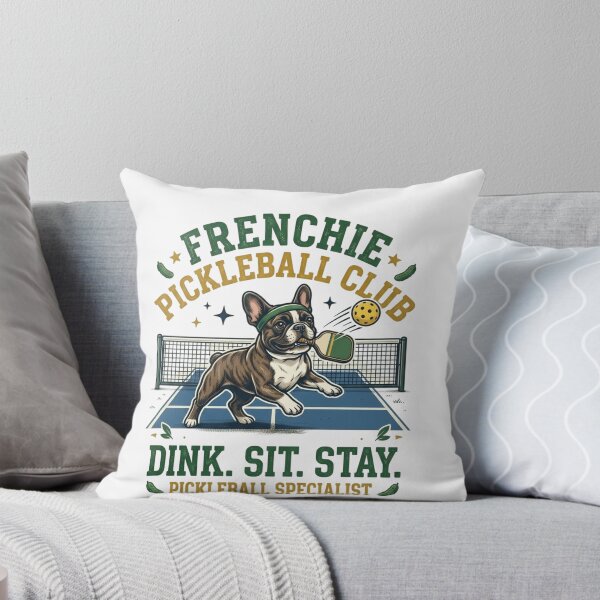 Item preview, Frenchie Pickleball Club - Dink Sit Stay Dog Sports Graphic designed and sold by FarDesign.