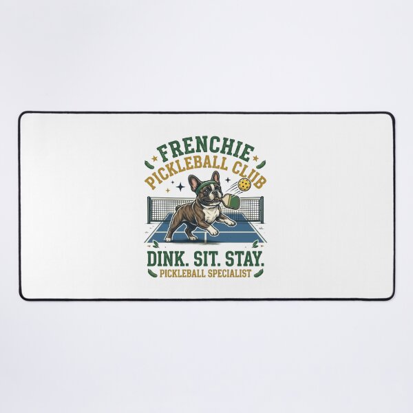 Item preview, Frenchie Pickleball Club - Dink Sit Stay Dog Sports Graphic designed and sold by FarDesign.