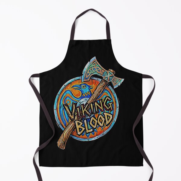 Item preview, Viking Blood Axe Shield Raven Colorful Norse designed and sold by graphixpolash.