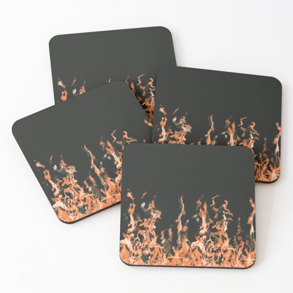 Item preview, Painterly Hellfire Dark Aesthetic Flame Art designed and sold by P-Design-Lab.