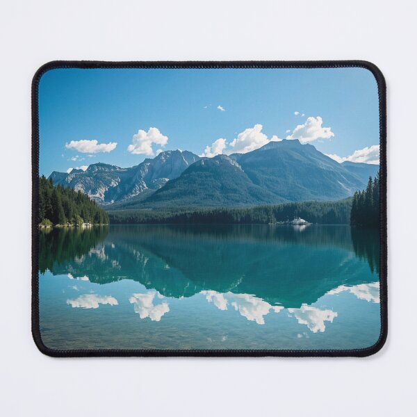 Item preview, Crystal Clear Lake Reflection – Majestic Rocky Mountain Scenery designed and sold by MerlinWear.