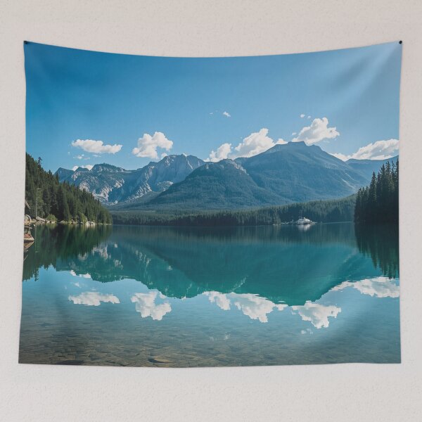 Item preview, Crystal Clear Lake Reflection – Majestic Rocky Mountain Scenery designed and sold by MerlinWear.