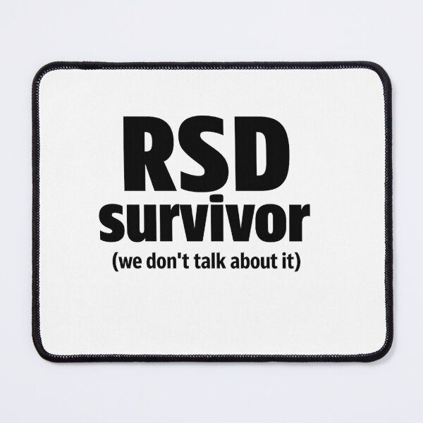 Item preview, ADHD Humor Shirt - RSD Survivor (We Don’t Talk About It) designed and sold by CHAOS_CLUB.