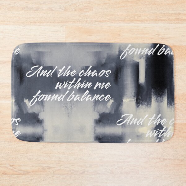 Item preview, Chaos and Balance - Dark Noir Typography Pattern designed and sold by P-Design-Lab.