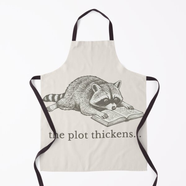 Item preview, Bookish Raccoon, Reading, Fantasy Book Lover, Mystery Thriller Reader, Funny Trash Panda Book Nerd designed and sold by toongstudio.