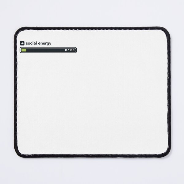 Item preview, Drained Social Energy designed and sold by ThePlacee.