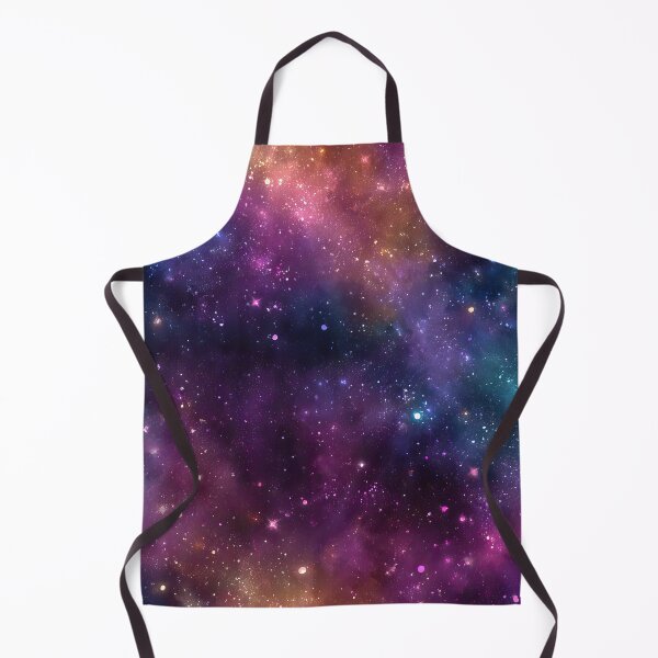 Item preview, Rainbow Galaxy Faux Glitter Seamless Space Pattern designed and sold by Nyx Creates.