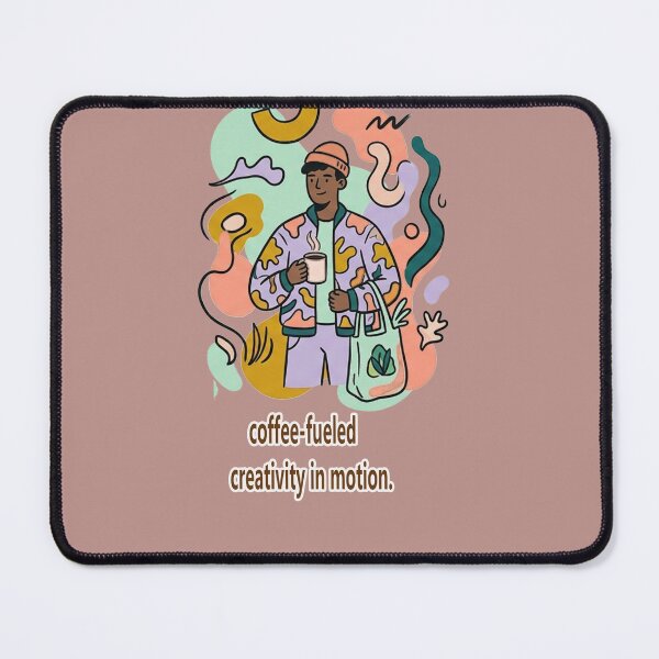 Item preview, coffee fuelled creativity designed and sold by Mudikeys.