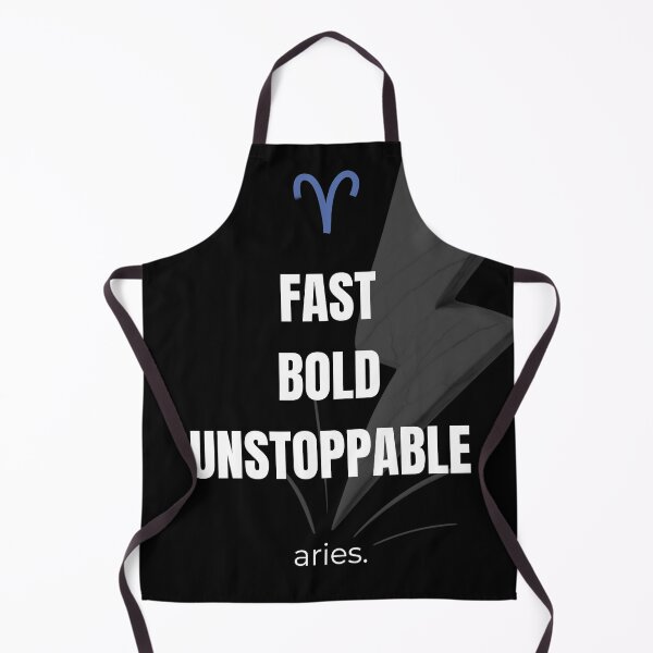 Item preview, Aries Zodiac Fast Bold Unstoppable Black Design designed and sold by Milena018.