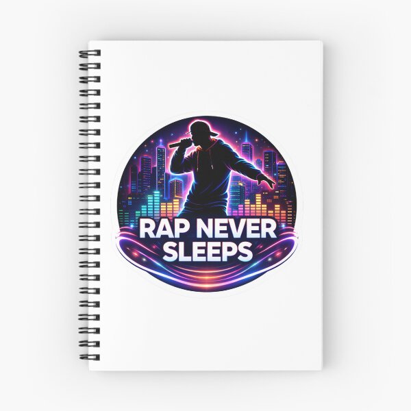 Item preview, Rap Never Sleeps Neon City designed and sold by lorand-designs.