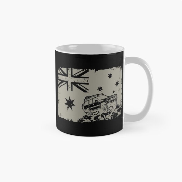 Item preview, Land Cruiser 80 Series Australian Flag Modified Off-Road 4x4 Heritage - Cream designed and sold by Off-Road-Zone.