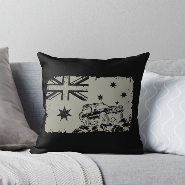 Item preview, Land Cruiser 80 Series Australian Flag Modified Off-Road 4x4 Heritage - Cream designed and sold by Off-Road-Zone.