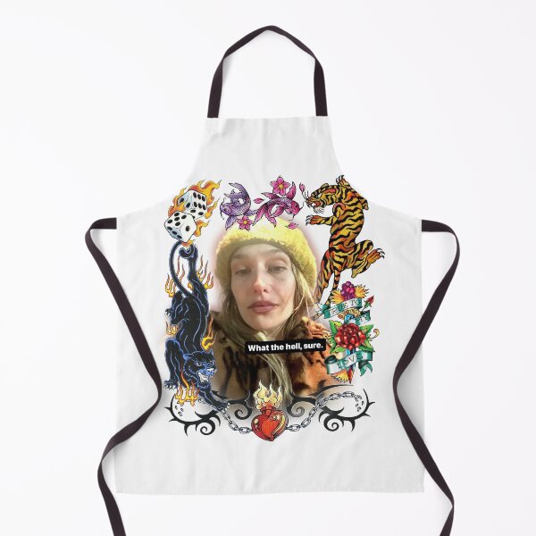 Item preview, "What the hell, sure." Jemima Kirke meme Ed Hardy aesthetic designed and sold by iwannitonashirt.