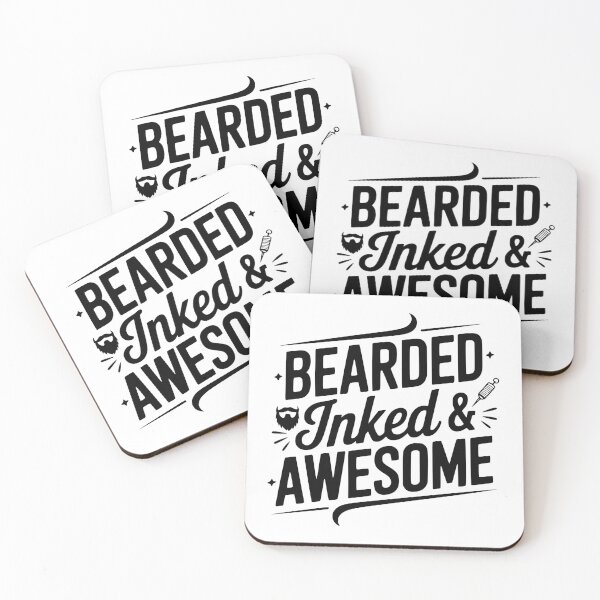Item preview, Bearded Inked & Awesome designed and sold by Frank Ring.