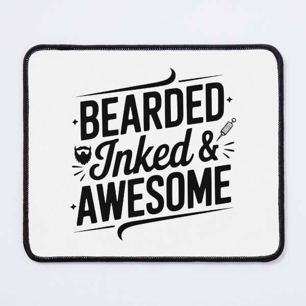 Item preview, Bearded Inked & Awesome designed and sold by Frank Ring.