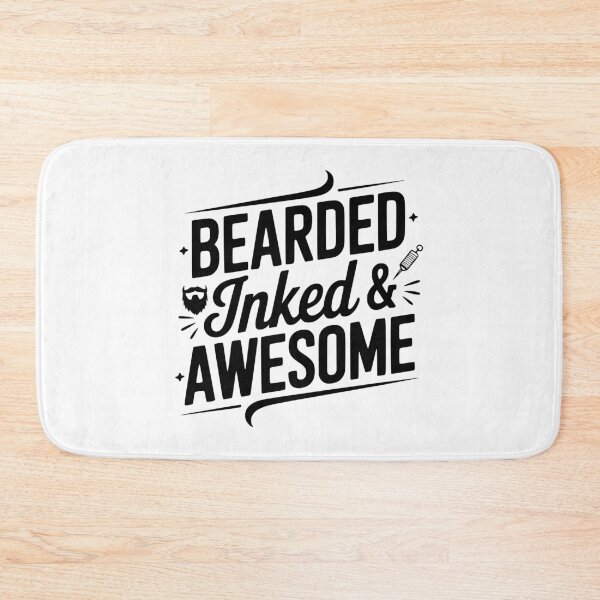 Item preview, Bearded Inked & Awesome designed and sold by Frank Ring.