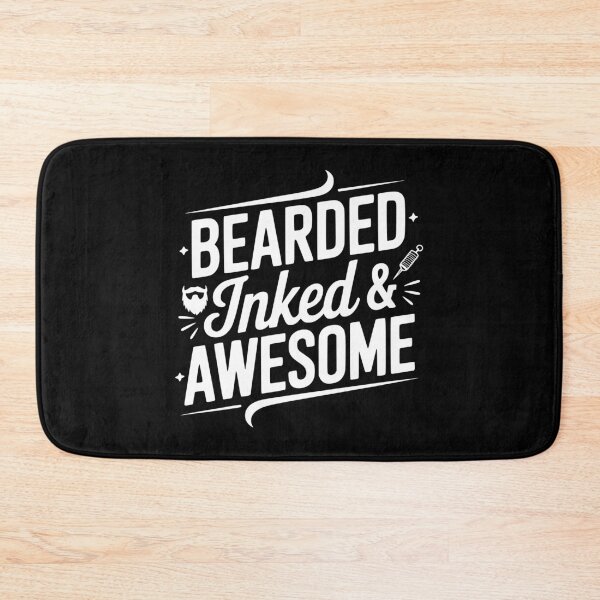 Item preview, Bearded Inked & Awesome designed and sold by Frank Ring.