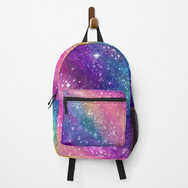Item preview, Rainbow  Faux Glitter Galaxy Milky Way Seamless Pattern designed and sold by Nyx Creates.