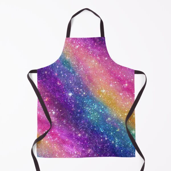 Item preview, Rainbow  Faux Glitter Galaxy Milky Way Seamless Pattern designed and sold by Nyx Creates.