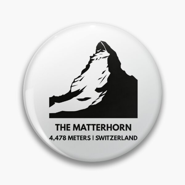 Item preview, The Matterhorn Summit - Iconic Alpine Peak Minimalist Silhouette designed and sold by Path&Peak.