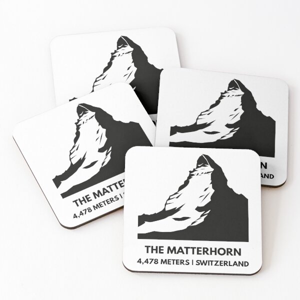 Item preview, The Matterhorn Summit - Iconic Alpine Peak Minimalist Silhouette designed and sold by Path&Peak.